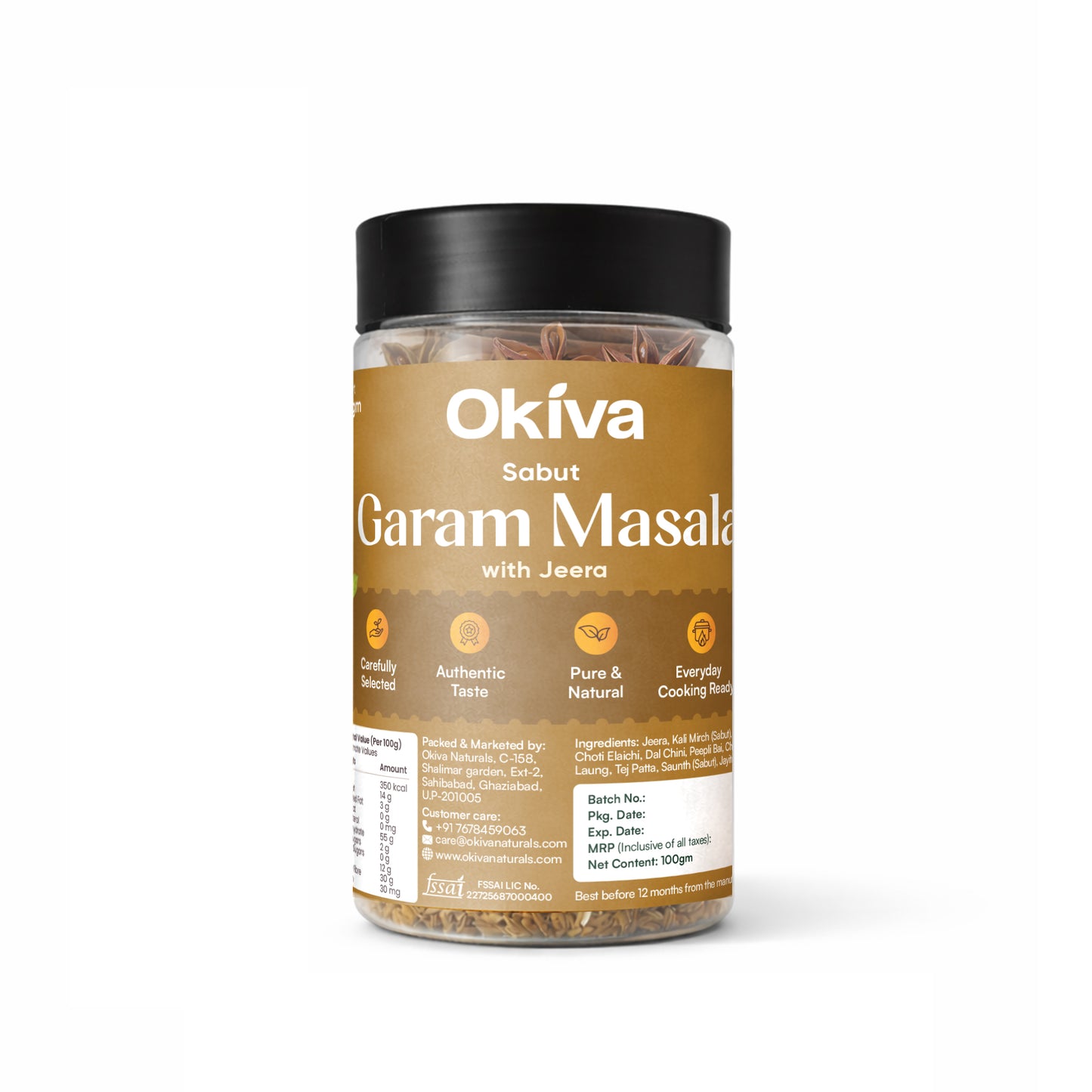 Garam Masala Sabut with jeera