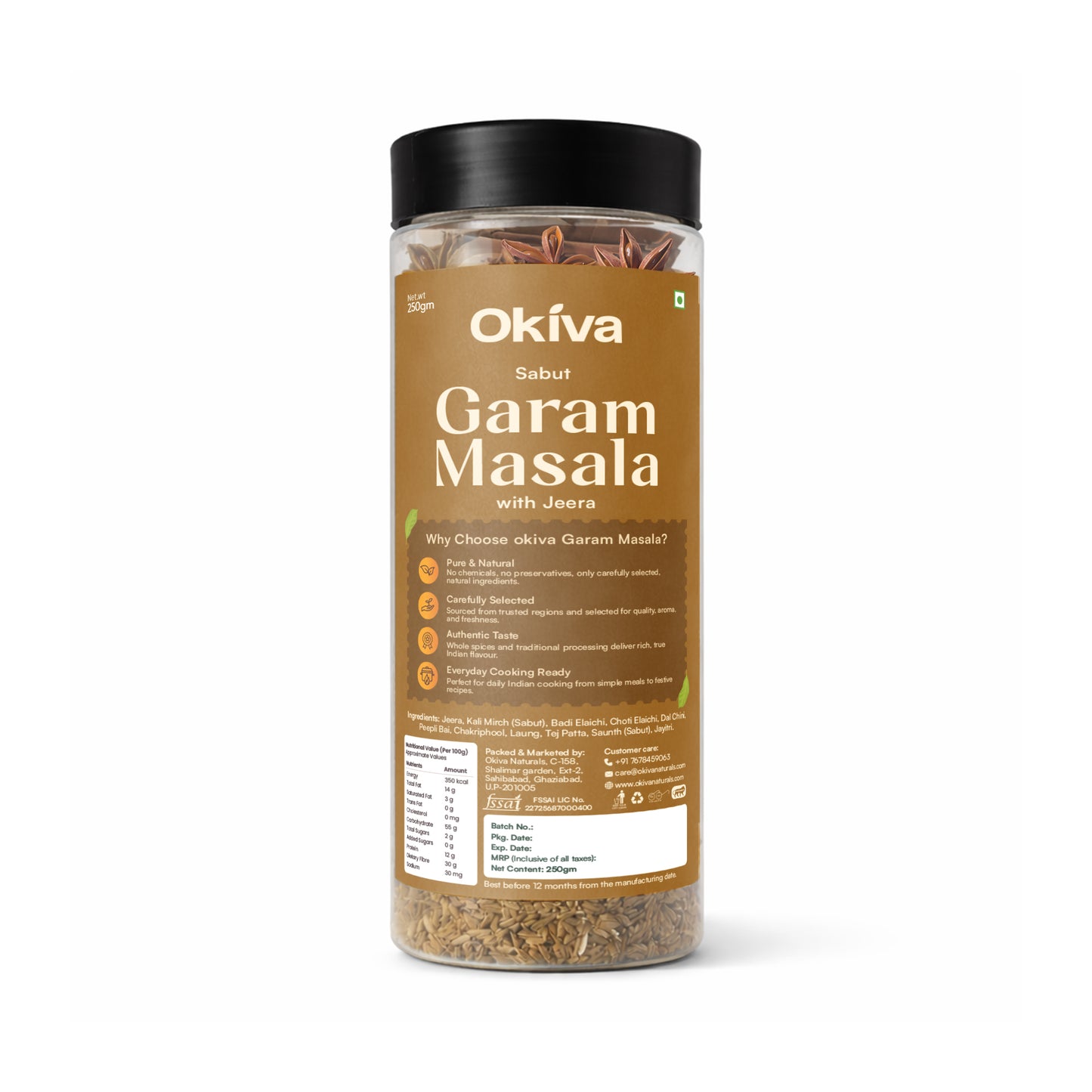 Garam Masala Sabut with jeera
