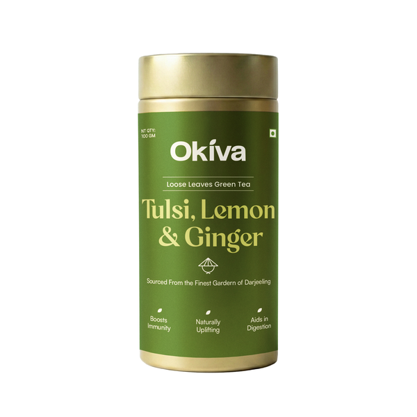 Tulsi, lemon, Ginger tea